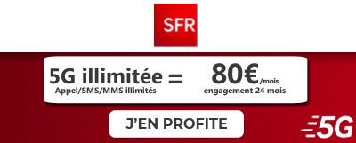 forfait 5g illimitée sfr
