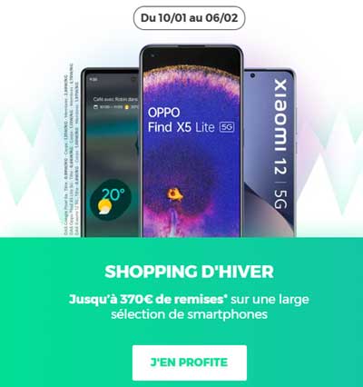 Shopping RED promos smartphones