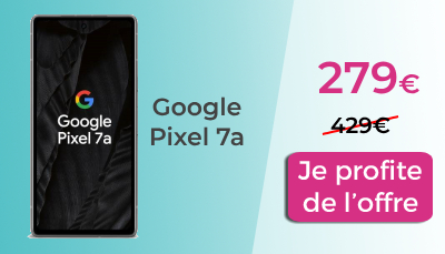 promo Pixel 7a RED by SFR
