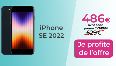 promo iphone SE 2022 Cyber Monday rakuten