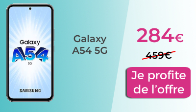 Galaxy A54 solde rakuten