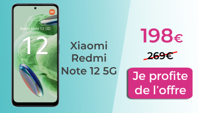 soldes Redmi Note 12 5G