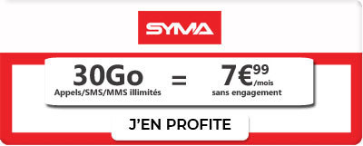 Forfait Syma 30 Go