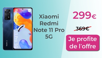 Xiaomi Redmi Note 11 Pro 5G sur Boulanger en soldes