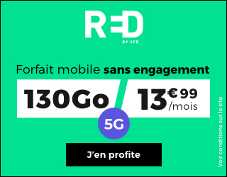 Forfait RED 130Go 5G