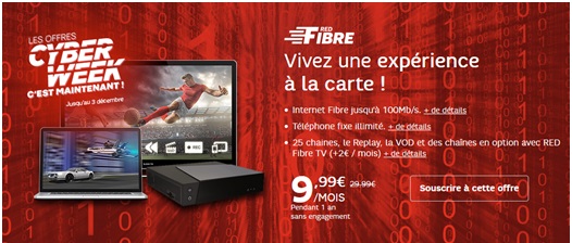 Black Friday 2015 : Red By SFR joue le jeu avec son opération Cyber Week !