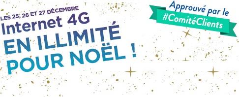 Abonnés Bouygues Telecom : Surfez en illimité du 25 au 27 décembre !