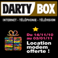 Dartybox étoffe son offre TV et offre le modem pendant 1 an