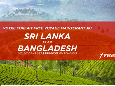 Pass 25Go en roaming : Nouvelles destinations incluses dans le Forfait Free Mobile !