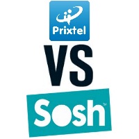 Duel entre les forfaits mobiles illimités de Sosh et Prixtel