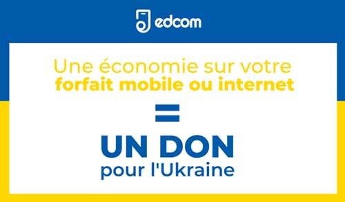 EDCOM soutient l'UKRAINE