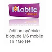 Nouveau : Edition spéciale bloquée 1H + 1Go de Data en H+ chez M6 Mobile