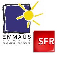 SFR et Emmaüs s'associent pour les plus démunis