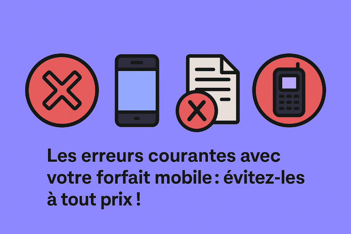 erreurs forfait mobile a eviter