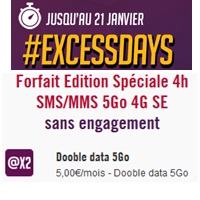 Dooble data : Un forfait 4G avec 10Go de data à moins de 20€ chez Virgin Mobile !