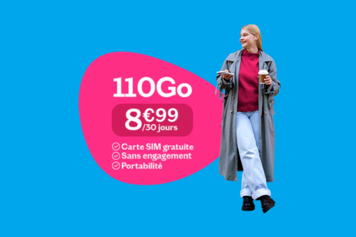 On vous met au défi de trouver un forfait mobile sur le réseau Orange qui surpasse cette offre 110Go