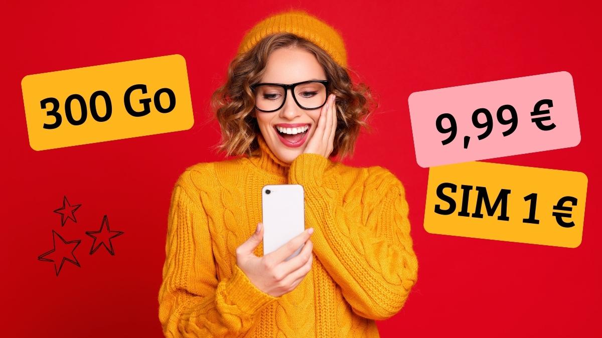 Forfait exclusif 300 Go de Cdiscount à 9,99 €