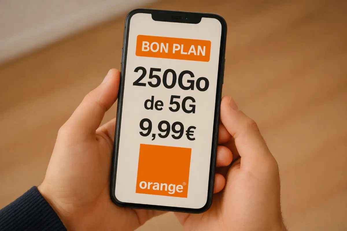 promo jamais vu forfait 5g reseau orange