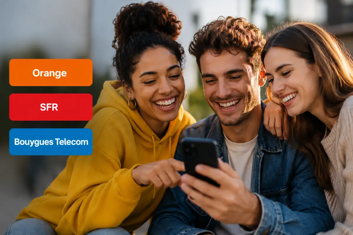 promos forfait 5g 3 grands reseaux orange, sfr et bouygues