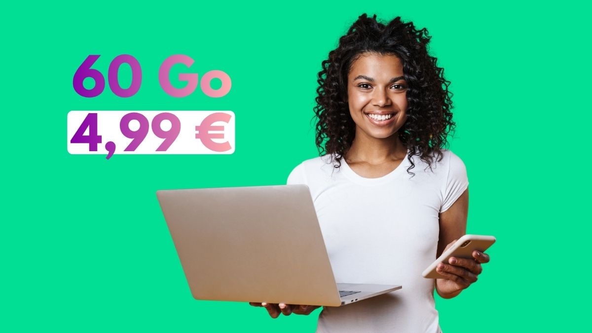 forfait 60 Go à 4,99 € avec box