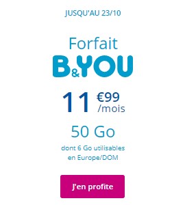 Forfait B&You 50Go