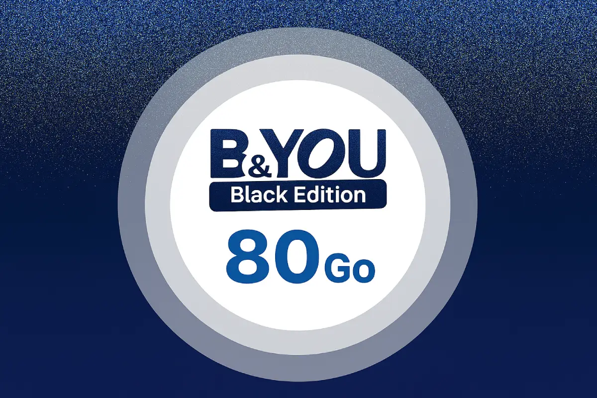 Forfait B&YOU Black Edition 80 Go