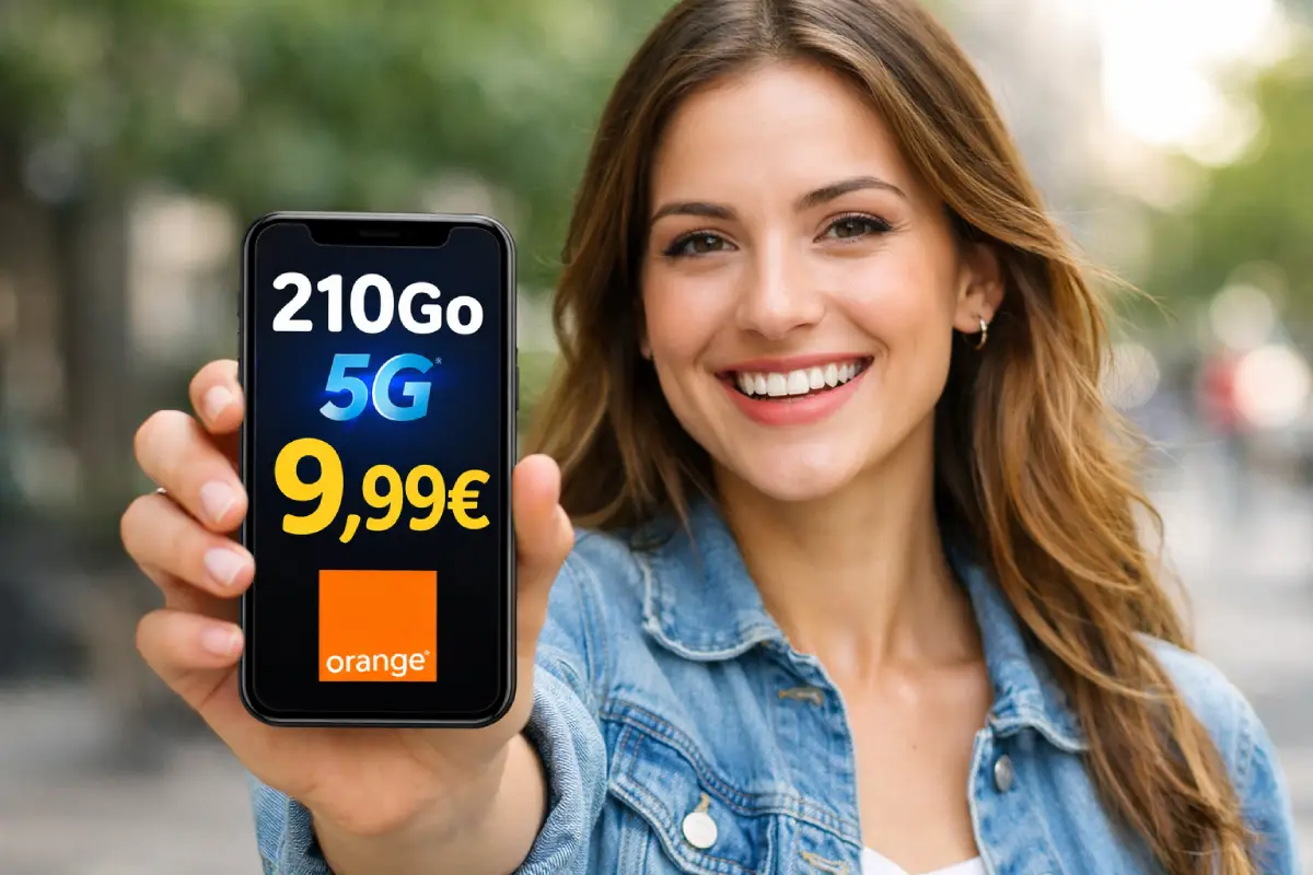 promo forfait reseau orange 210go 5g