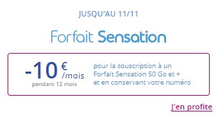 Forfait Sensation 50Go