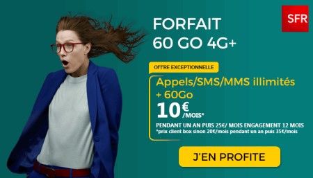 Forfait SFR 60Go promo