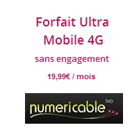 Forfait 4G : Les nouvelles offres sont désormais disponibles chez Numericable !