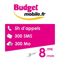 Le forfait sans engagement avec 5h d’appels est de retour chez Budget Mobile !