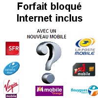 Comparez les forfaits bloqués avec internet et achat de mobile !