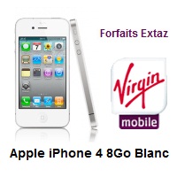 iPhone 4 8Go : 1euro avec un forfait mobile Extaz XL