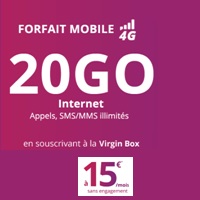 Virgin Mobile : Nouveau forfait mobile illimité 20 Go en 4G à 15€ et nouvelle offre Box !