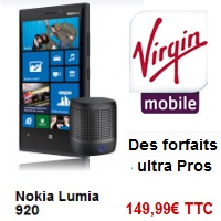 Nokia Lumia 920 et enceinte offerts avec un forfait mobile iDOL Pro