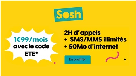 Dernières heures pour équiper votre ado d’un forfait bloqué à 2 euros par mois avec l’opérateur Sosh 