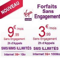 Des forfaits mobiles avec Internet inclus à partir de 3.99€ chez Virgin Mobile !