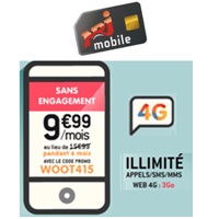 Bon plan NRJ Mobile : Le forfait illimité avec 3Go de data en 4G en promo à 9.99€ !