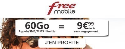 Free Mobile 60Go promo