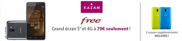 Xavier Niel : Free Mobile étoffe son catalogue de smartphones 4G à moins de 80€ !