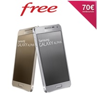 Free Mobile: 70€ remboursés sur le Samsung Galaxy Alpha !