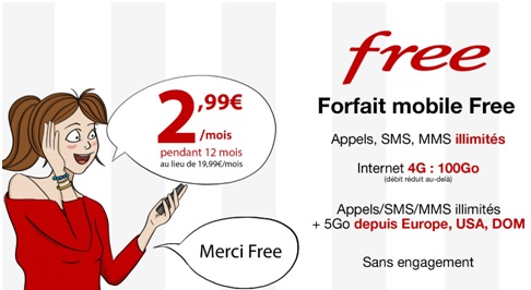 Vente privée : tout savoir sur le forfait illimité Free en promo à 2.99 euros 