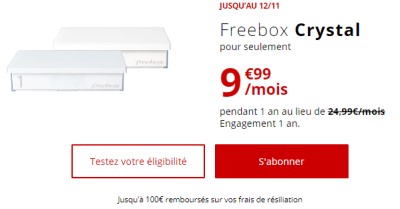 Freebox ADSL promo