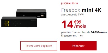 Freebox Mini 4K promo