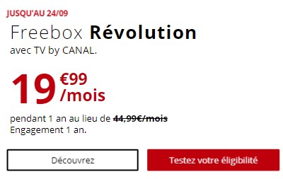 Freebox Revolution promo