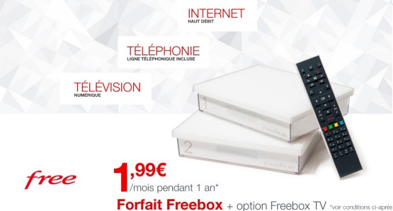Ouverture de la vente privée Free : la Freebox Crystal à 1.99 euros par mois 