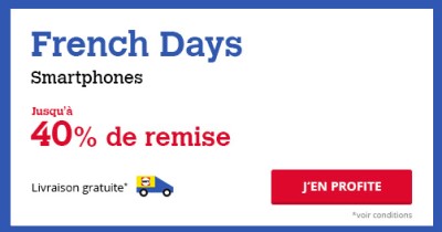 French Days remises smartphones Darty