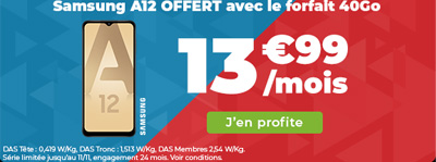 promo galaxy A12 auchan