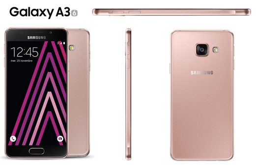 Nouveauté Free Mobile : le Samsung Galaxy A3 2016 en rose et le Galaxy J3 2016 à 179euros