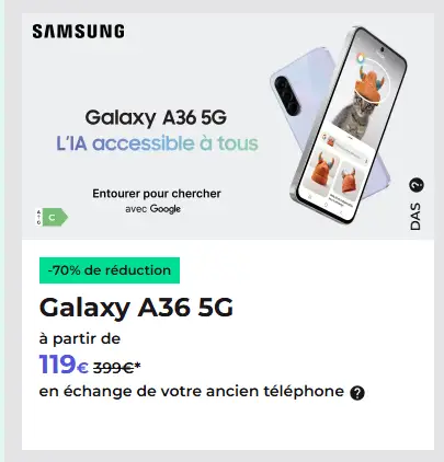 Galaxy A36 Cta